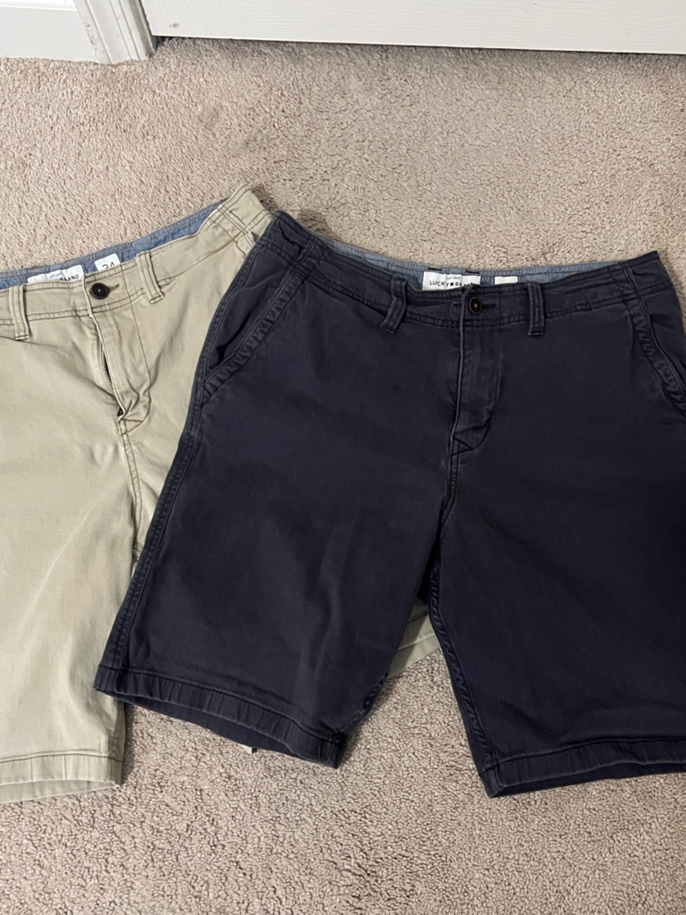 Lucky Brand Khaki & Gray Shorts Duo
